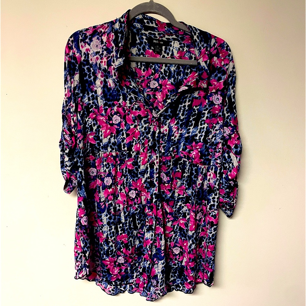 Leopard Print Blouse